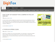 Tablet Screenshot of digitfox.com